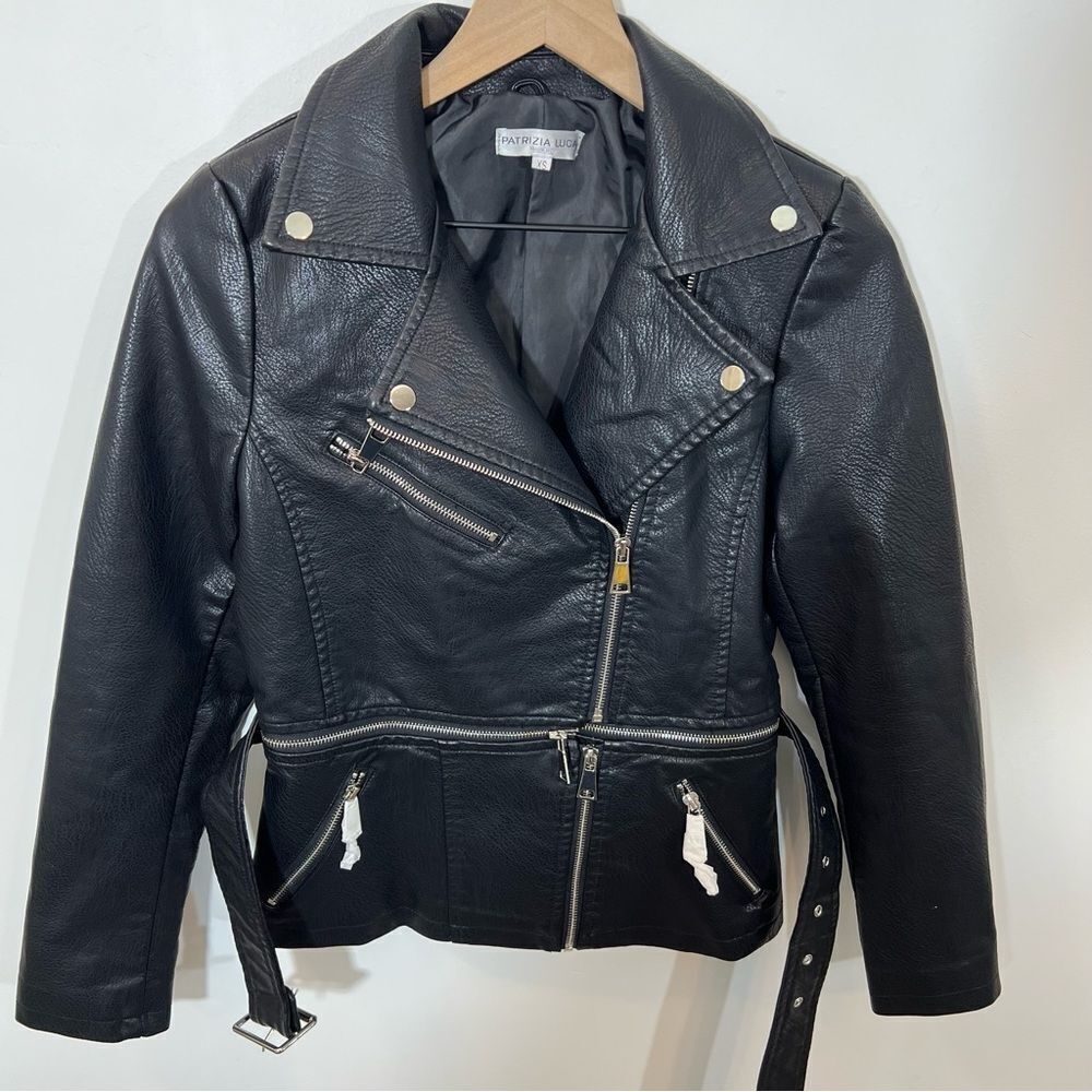 NWOT Patrizia Luca Biker Jacket | Size XS